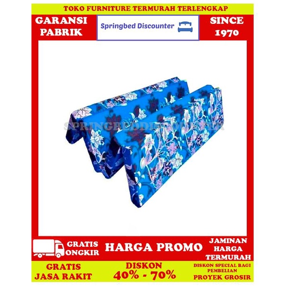 Kasur Lipat Busa Gulung Lantai Travel Bed Inoac EOQ D20 T20 160x200