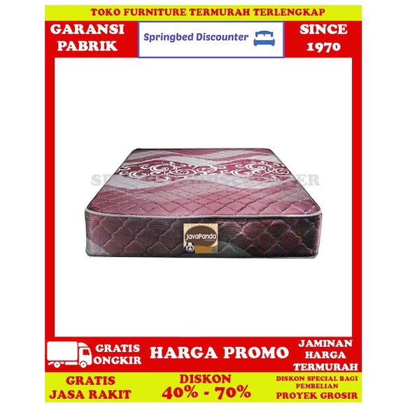 Springbed Spring Bed Javaland JavaPanda Merah 180x200 Kasur Saja