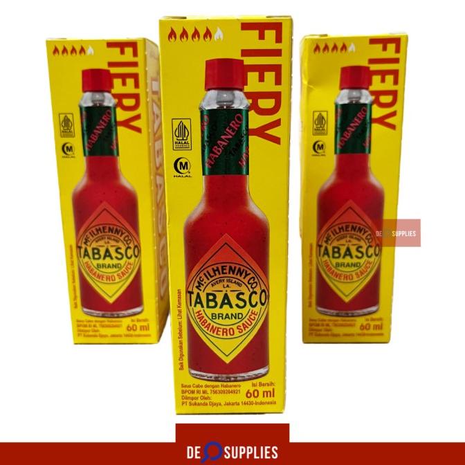 

Tabasco Habanero Sauce 60ml - Saus Cabe Habanero Pepper Fiery Hot USA