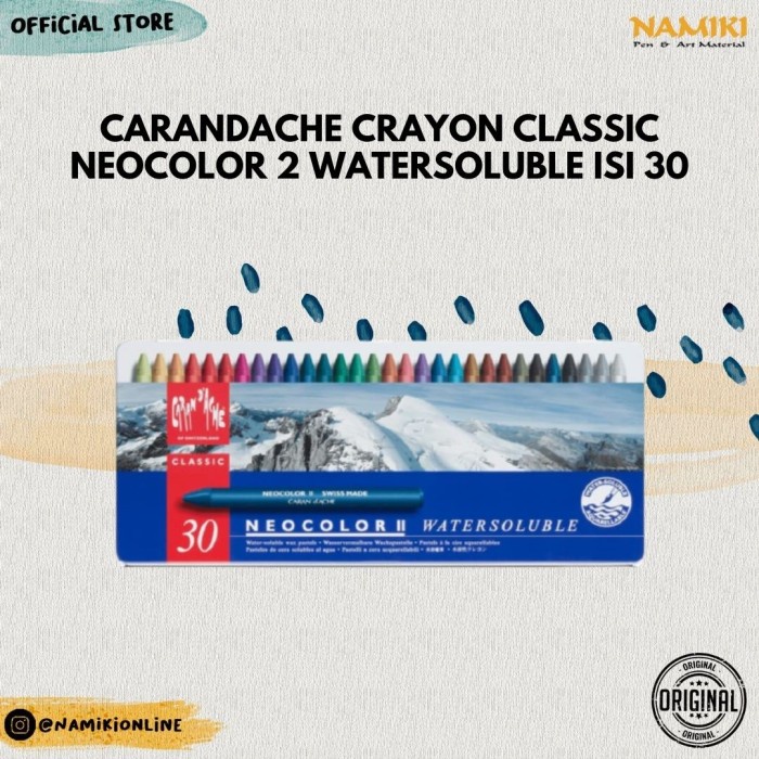 

CARANDACHE Crayon Classic NEOCOLOR 2 Watersoluble isi 30