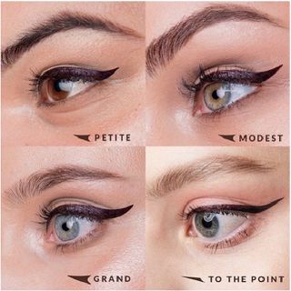 2in1 EYELINER STAMP Wing Eyeliner Liquid Waterproof Stamp Eyeliner 2 in 1 Eyeliner Spidol