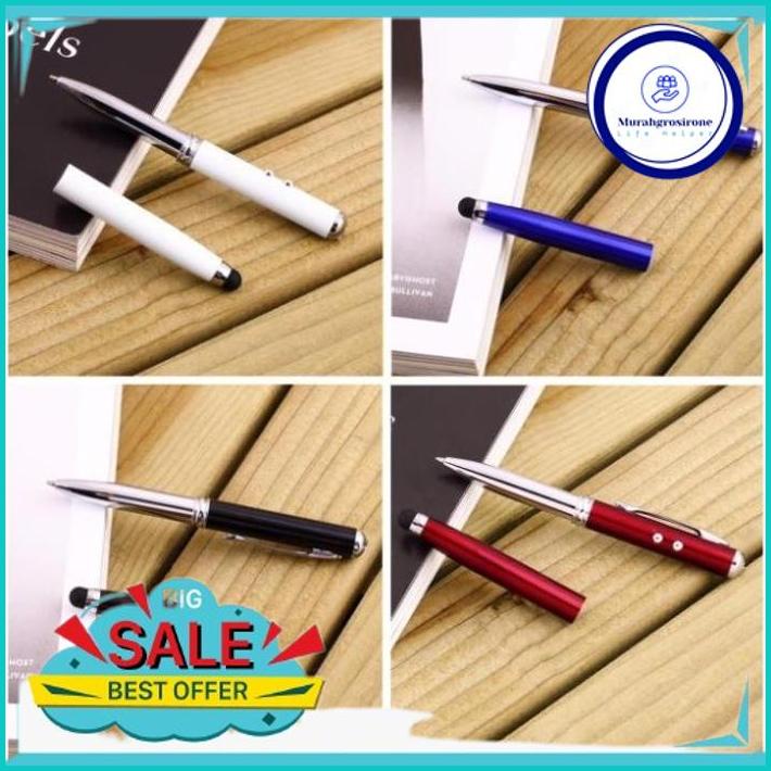 

PULPEN LASER POINTER 5IN1 PEN STYLUS PAD TABLET TOUCH PEN RED SENTER POPULER
