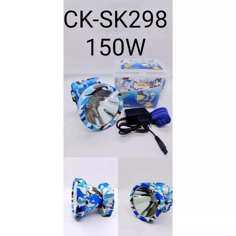 Senter Kepala Kiseki ck-sk298 150watt super terang