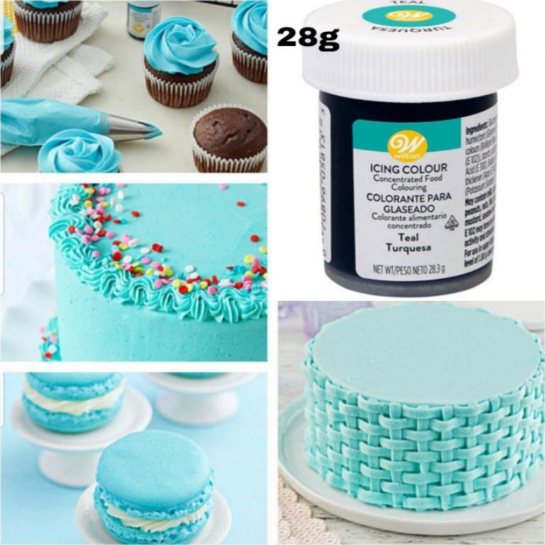 

pewarna makanan wilton teal 28 g pewarna kue pewarna fondant pewarna cokelat pewarna buttercream pewarna cake dekorasi kue Best Seller