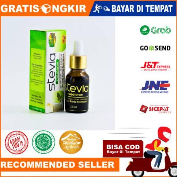 

Stevia sweetener gula cair pemanis alami pengganti gula non kalori Best Seller