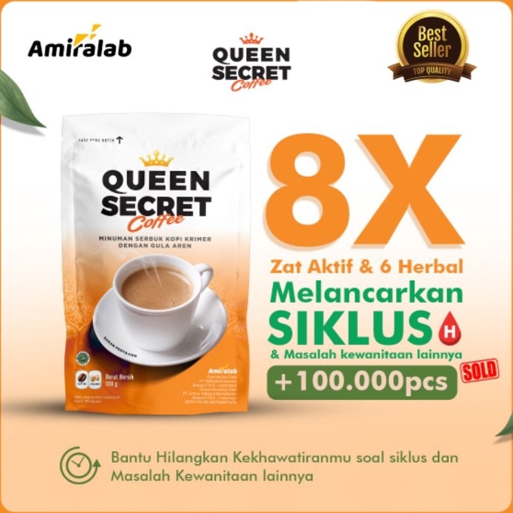 

Terlaku... AMIRALAB Queen Secret Coffee Minuman Kopi Herbal Solusi Membantu Kesehatan Wanita 100 Gr