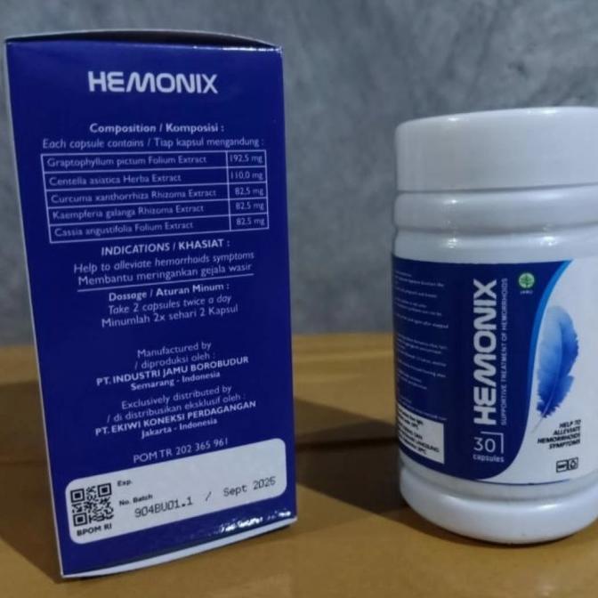 Hemonix original asli obat ambeien aman bpom