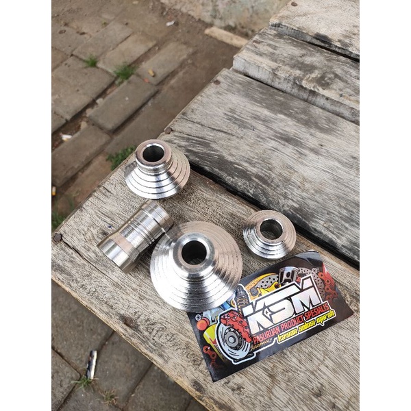 BOSHING GEARBOX VELG RCB STAINLESS DEPAN +BELAKNG AS 15 PNP SHOK DEPAN NINJA R RR