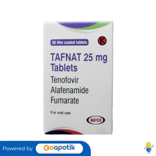 TAFNAT 25 MG BOTOL 30 TABLET