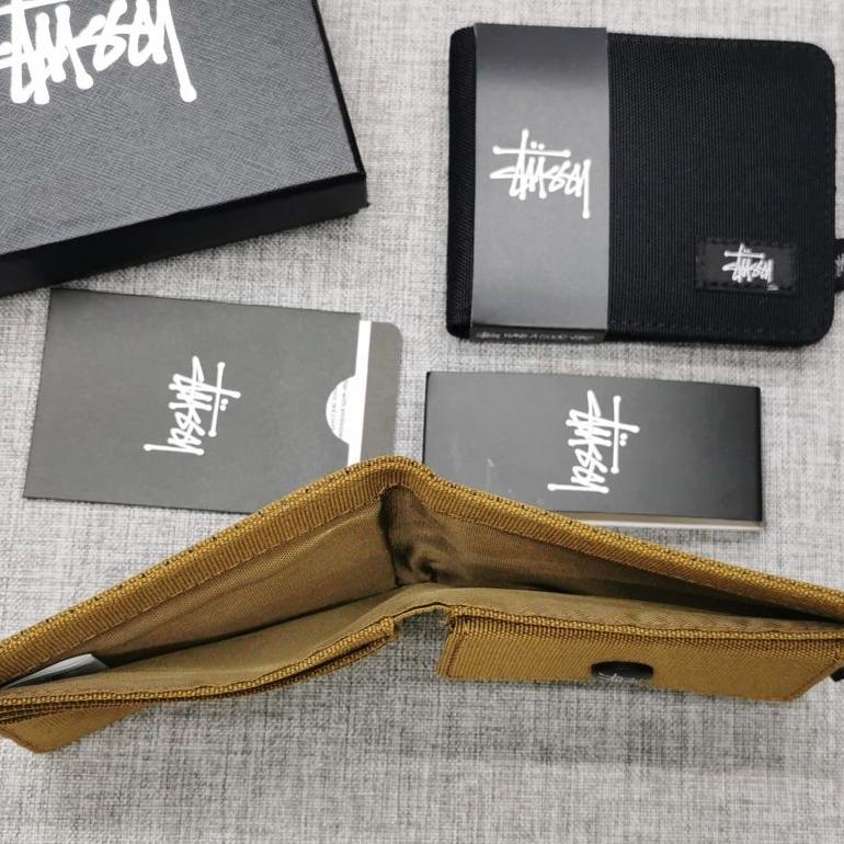 UPA411 Stussy Wallet 3 model Fullset Full Tag / Dompet stussy **