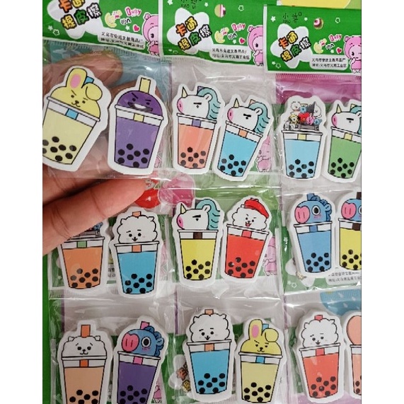 

Modis.. 40PCS PENGHAPUS BOBA LEMBAR JY0