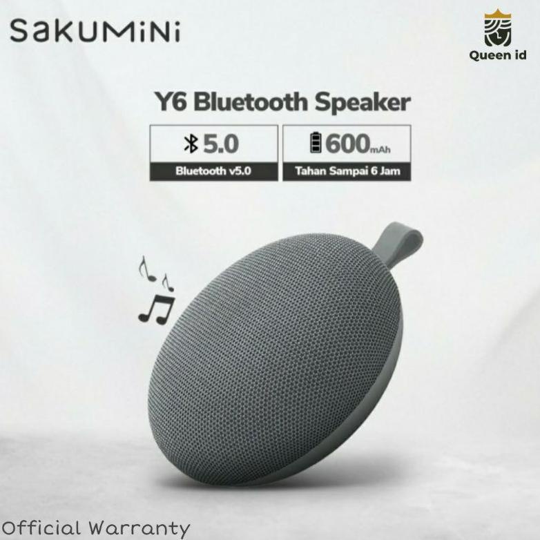 Special SAKUMiNi Y6 Bluetooth Speaker By KIIP / Wireless Speaker Bluetooth Round Baseus kiip ~