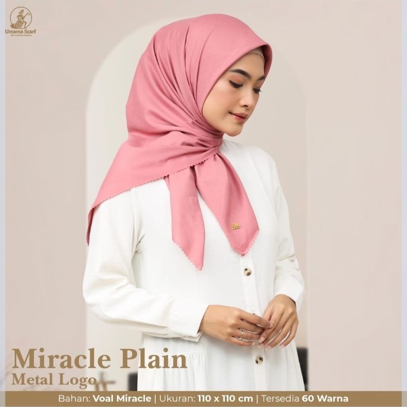 PAKET USAHA JILBAB VOAL MIRACLE, JILBAB SEGI4 VOAL MIRACLE LOGO UMAMA ORIGINAL