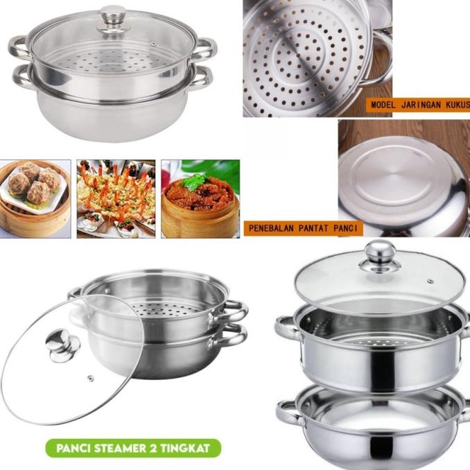 STEAMER PANCI KUKUS/REBUS PANCI STEMER 2/3 SUSUN PENGUKUS/ ALAT EL09I09A82L