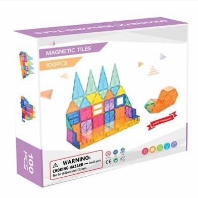 Terlaris Magnetic Tiles 100Pcs