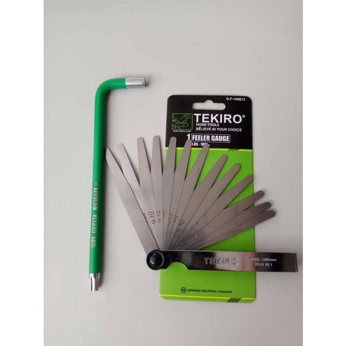FELLER GAUGE + KUNCI STEL KLEP TEKIRO - KUNCI SETEL KLEP MOTOR TEKIRO REAL
