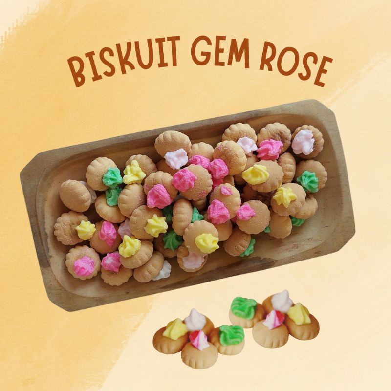 

biskuit gem rose, kue kancing, kue jadul