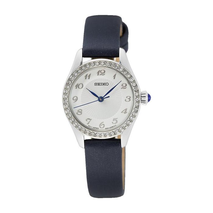 Best Seller Jam Tangan Wanita Seiko Quartz Leather Strap Sur385P2