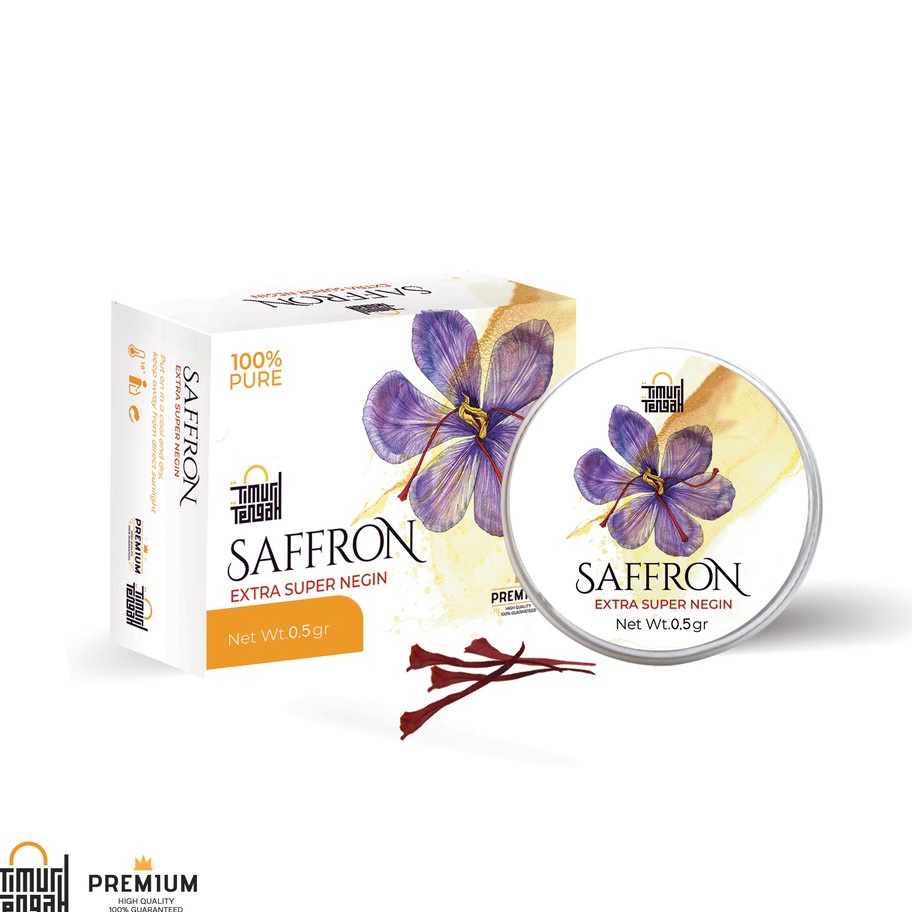 

Sale ✔️⭐ Saffron Safron Timur Tengah Extra Super Negin 0,5 gr Premium Original
