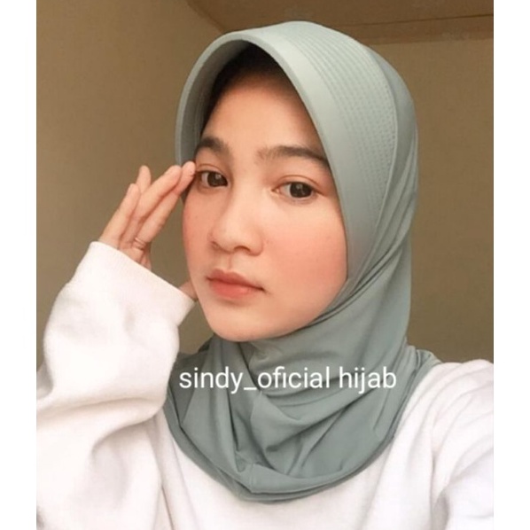 "TDR.2Jn23a" Hijab sporty / Hijab sport jersy premium / bergo sport pendek / hijab sport/bergo olahr
