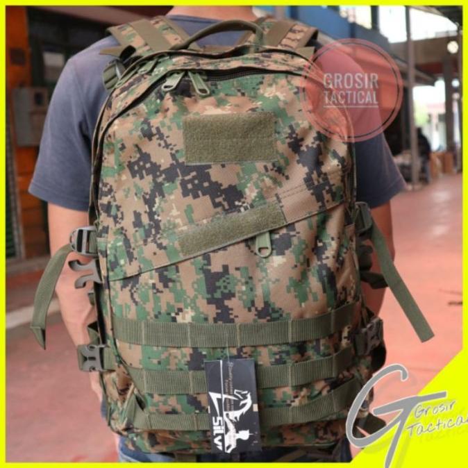 Tas Ransel 3D Tactical /Tas Punggung /Merk Silver Knight