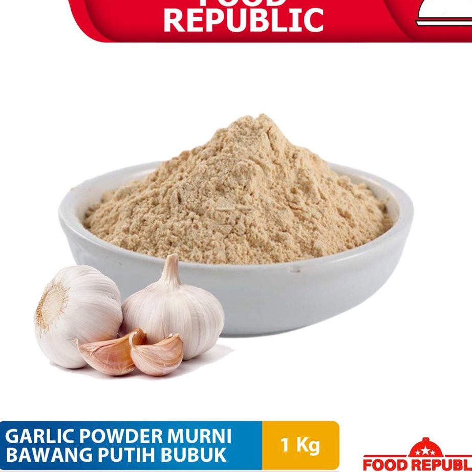 

Promo | KI3 | Garlic Powder / Bawang Putih Bubuk 1 KG Murni Halal Import Kualitas
