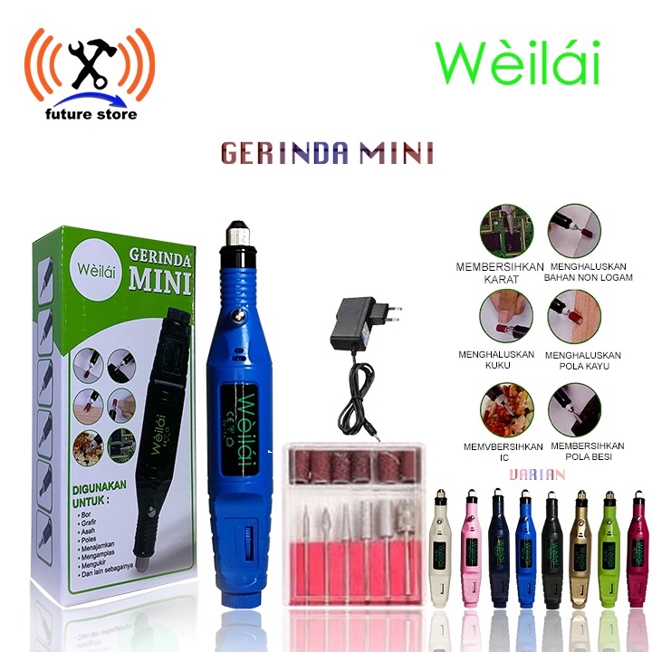HARGA BERSAHABAT Weilai Mesin Mini Grinder  Grafir Bor Gerinda Ukir gerinda listrik mini gerinda min