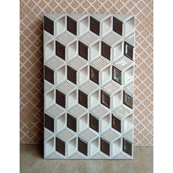 Produk Keramik dinding 25x40 centro motif mozaik timbul kw1 IHQ