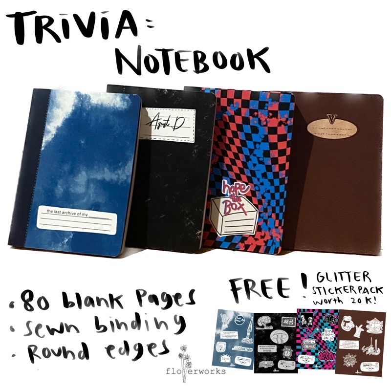 

Trivia: Notebook BTS Flowerworks