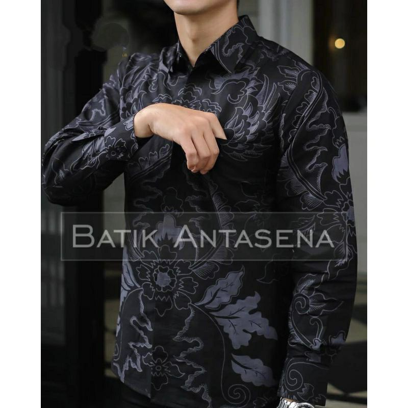 SLIMFIT NEW ADEWA BAJU kemeja batik pria lengan panjang SLIM FIT terbaru ORIGINAL modern PREMIUM