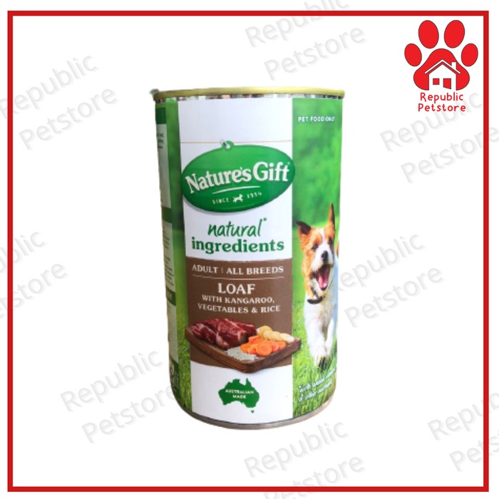 

Makanan Basah Anjing Kaleng Nature Gift Meal Time 700Gr - Can Wet Dog