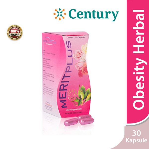 MERIT PLUS 30 CAPSULES / SUPLEMEN DIET / SUPLEMEN HERBAL/PELANGSING/DIET