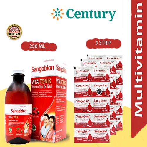 SANGOBION VITA-TONIK 250ML / SANGOBION DROPS / SANGOBION TABLET / PENAMBAH DARAH / STAMINA TUBUH / A