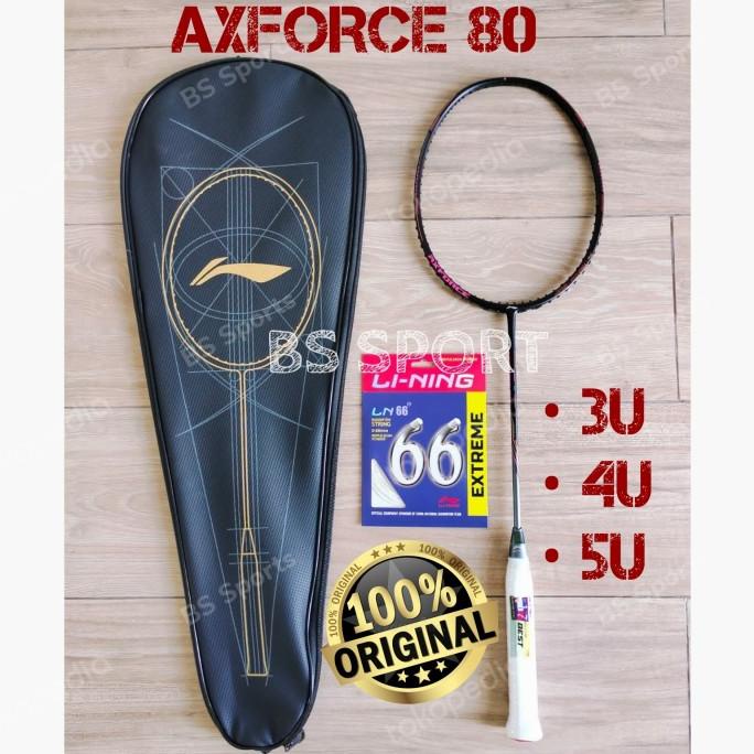 RAKET BADMINTON LINING AXFORCE 80 AX FORCE 80 ORIGINAL
