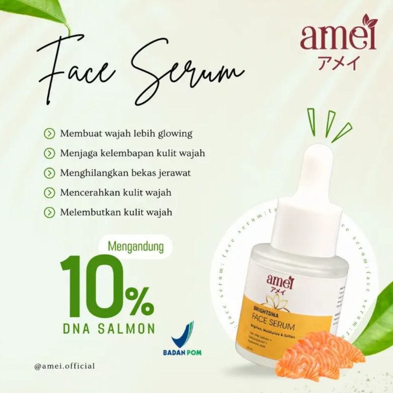 AMEI FACE SERUM BRIGHT DNA SALMON