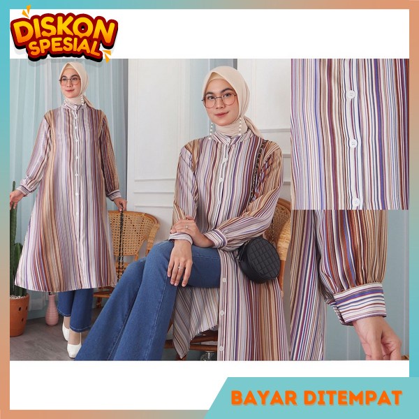 Bsju Tunik Import 2023 Keren Dan Modis Muslim Terlaris Kualitas Remaja Kekinian M L Xl Kombinasi Mus