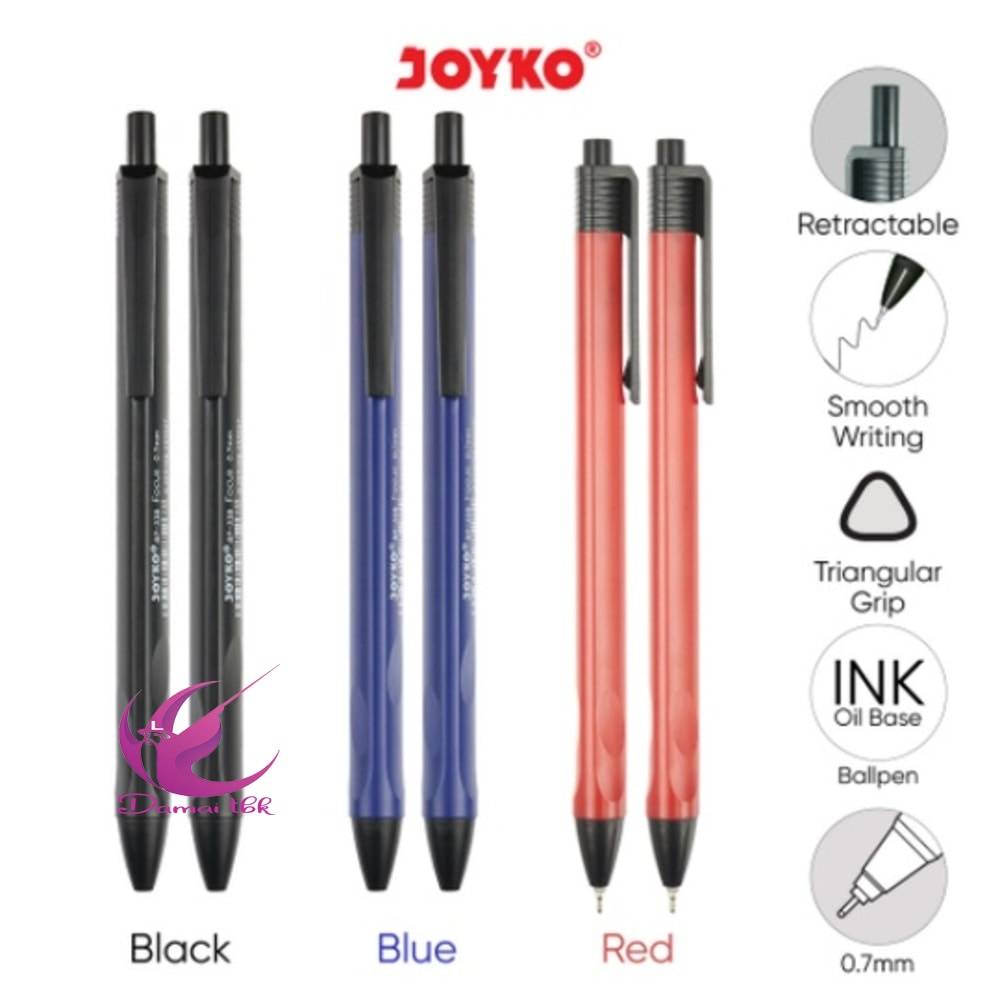 BALL PEN PULPEN PENA JOYKO BP-338 FOCUS 0.7 mm