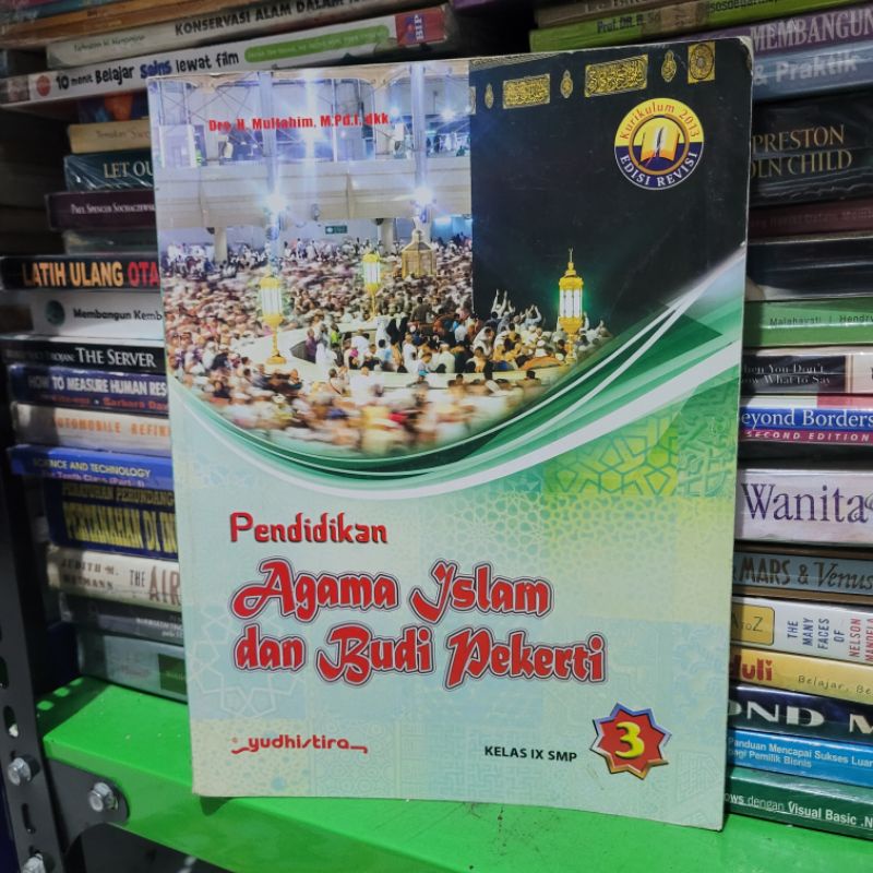 BUKU BEKAS AGAMA ISLAM DAN BUDIPERKERTI KELAS 1/2/3 SMP YUDISTIRA