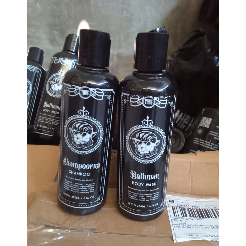 Seller ・ SAMPO PELURUS RAMBUT original100%Shampoorna Shampoo Thug (200Ml) Termurah ✪