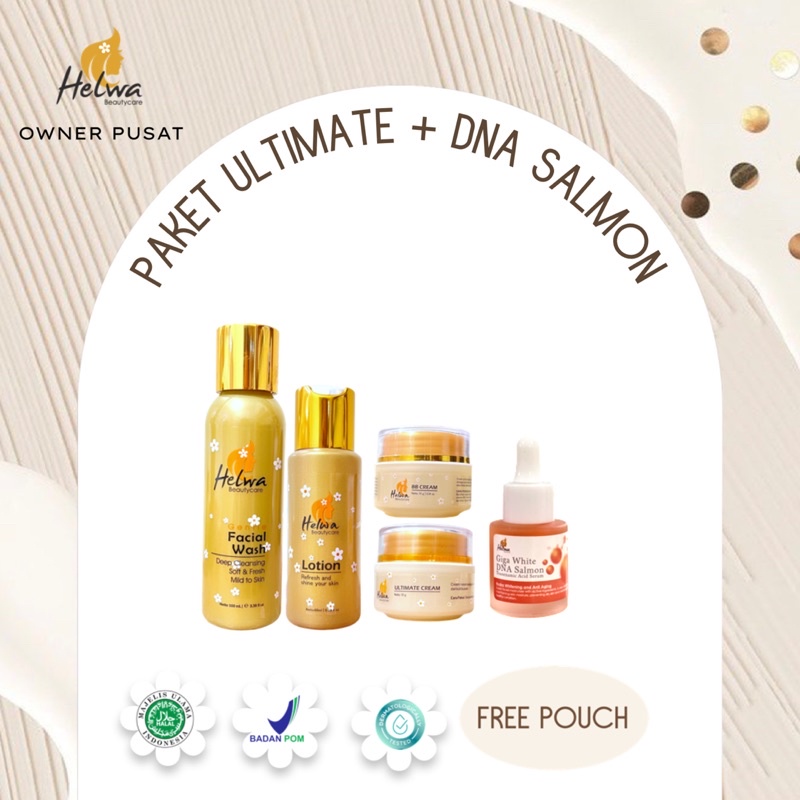 PAKET ULTIMATE + DNA SALMON Helwa beautycare