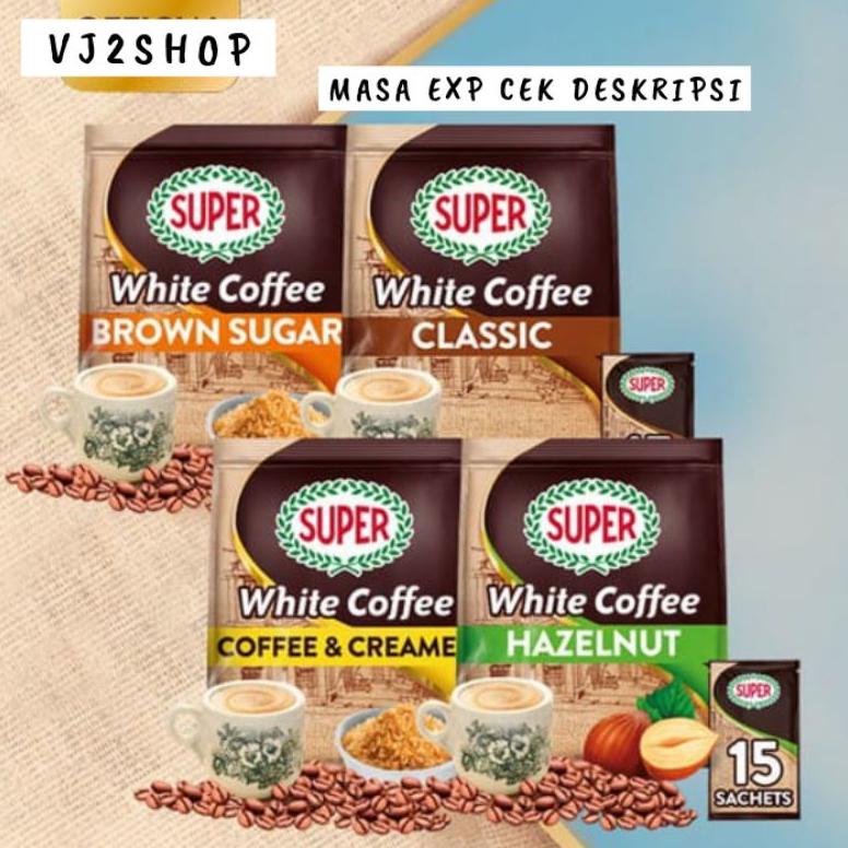 

Super White Coffee Charcoal Roasted 3in1 Brown Sugar/Classic/Hazelnut/Coffee & Creamer Best Seller