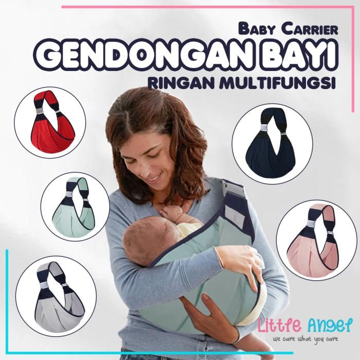 Gendoga Gendongan Kain Bayi Samping Gendongan Tidur Anak Newborn Kain Instan