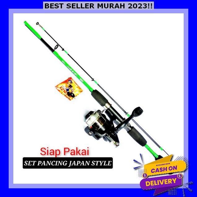 Pancing 1 Set Lengkap Kuat Aksesoris Murah Pancingan Set Lengkap Pancingan Ikan Tegek Casting Ikan K