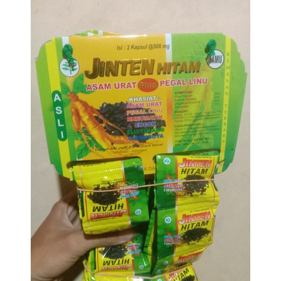 

Terbaru.. JINTEN HITAM kapsul CVS