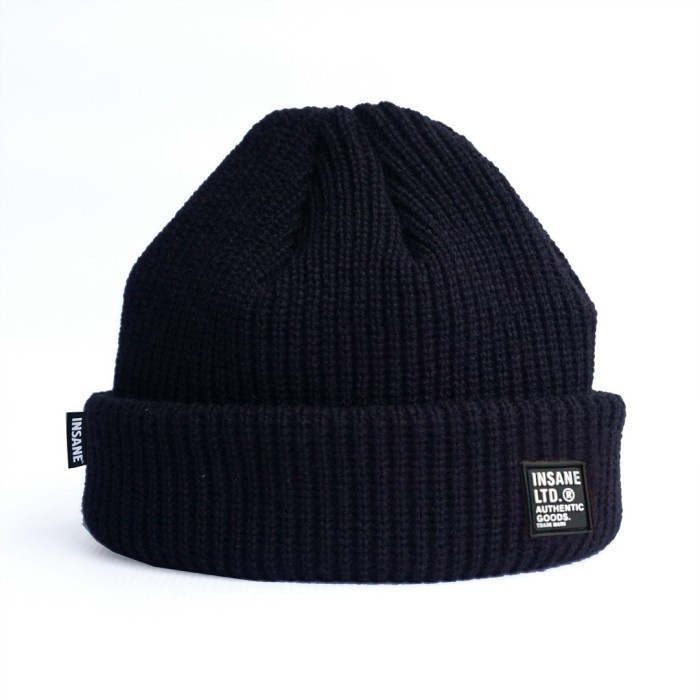 Insaneltd - Topi Kupluk Pria Wanita Stark Double Rajut Beany Hat