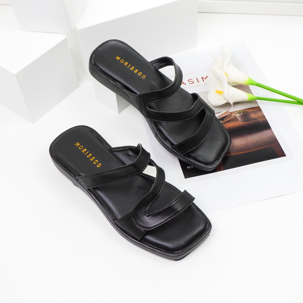 flash sale 7,7 Sandal Wanita Strap Tali OOTD Wanita Terbaru AB 52