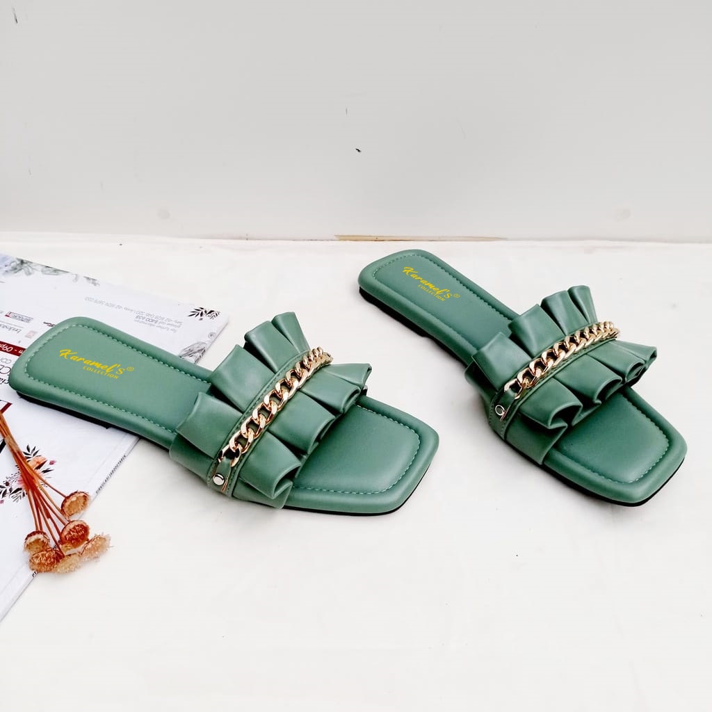 Sandal Wanita Kokop Rempel Strap Rantai VT 96