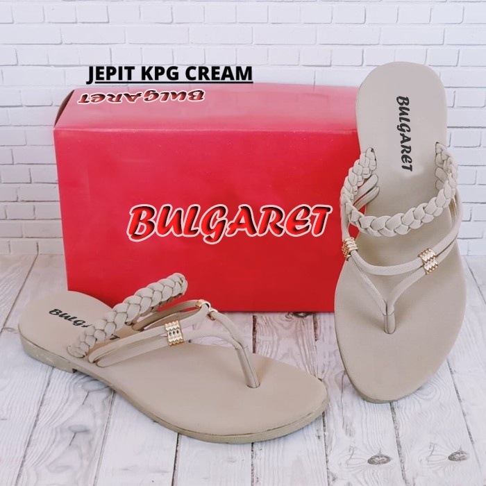 Sandal Wanita Jepit Tali Kepang Belakang BA 30