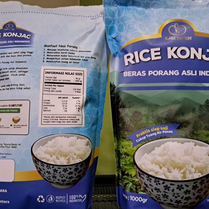 

Beras Porang Kareta' kin 1 kg