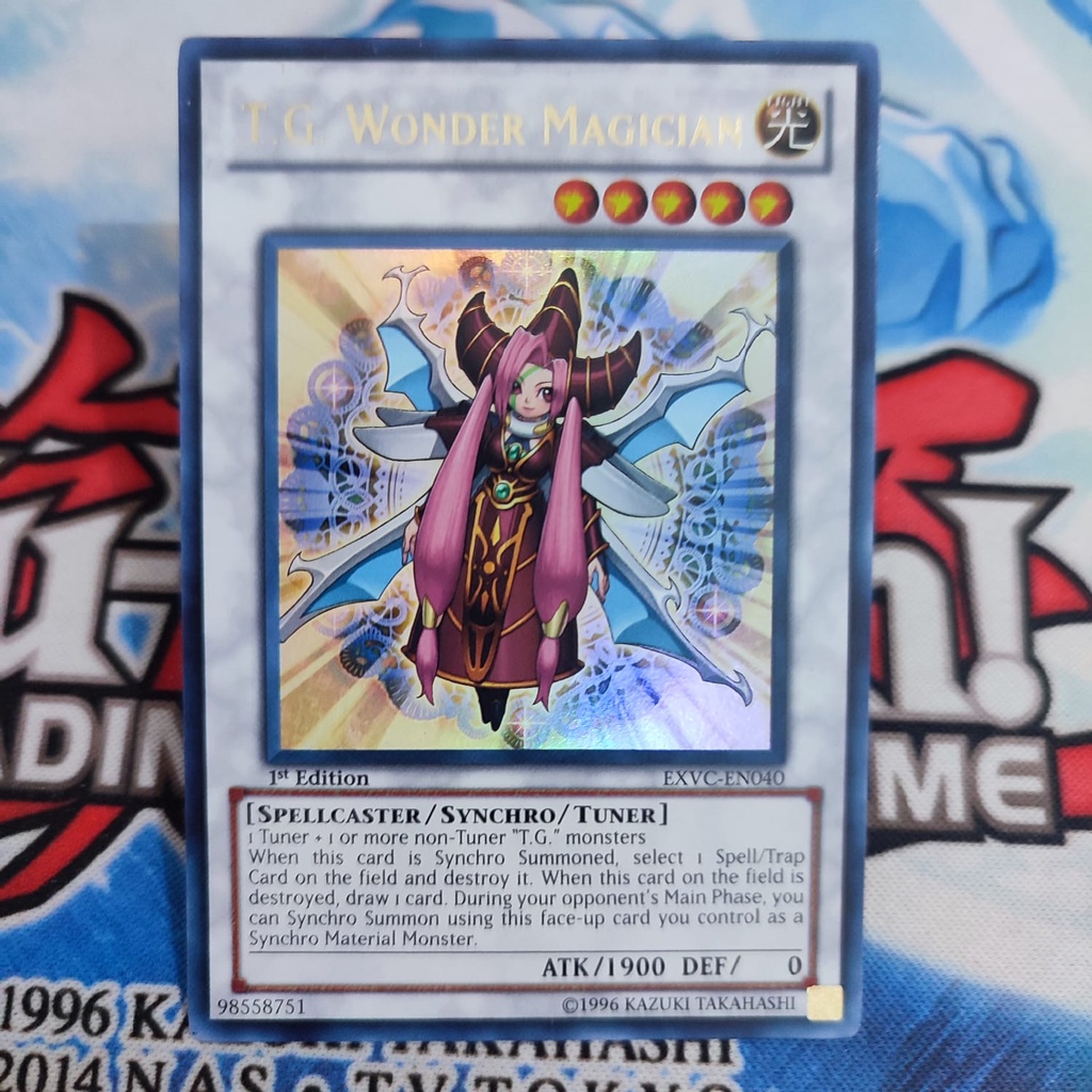 yugioh t.g. wonder magician EXVC ultra rare 1st original